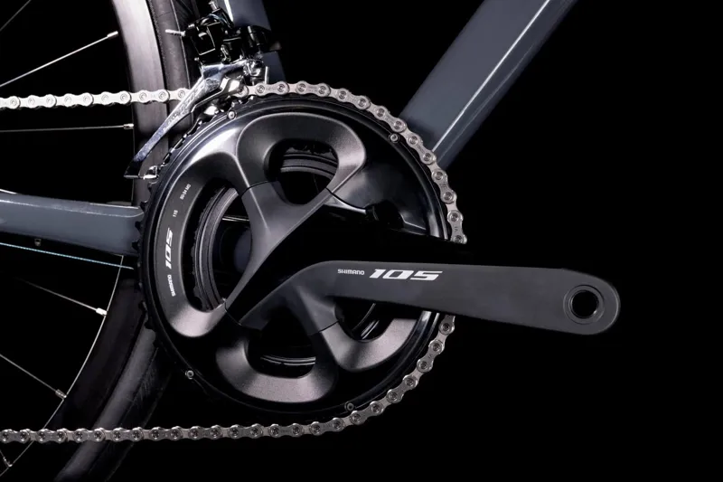 Cube Attain SL Road Bike - Grey/Black -6